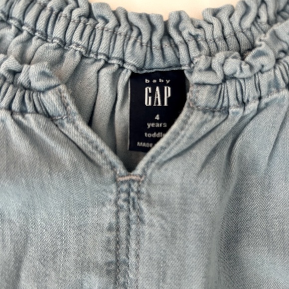 baby Gap Toddler Girls Denim Dress Size 4 - Picture 2 of 3